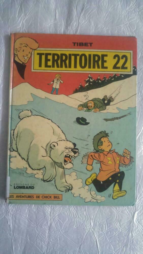 BD territoire 22 Tibet edition 1967 chick bill Carton EO 197, Ophalen of Verzenden, Gebruikt
