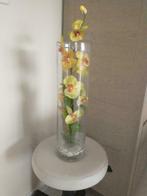 fausse orchidée dans un vase en verre, Maison & Meubles, Plantes d'intérieur, Enlèvement