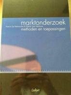 Boek Marktonderzoek methoden en toepassingen, Boeken, Ophalen of Verzenden, Zo goed als nieuw, Hoger Onderwijs
