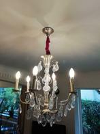 2 kristal lusters, Huis en Inrichting, Lampen | Kroonluchters, Gebruikt, Ophalen, Glas