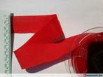 biais polyester rouge vif 6cm plié 3cm, Enlèvement ou Envoi, Neuf