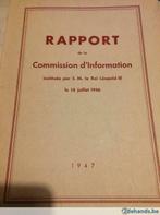 Rapport de la commission d’information Leopold III, Ophalen of Verzenden