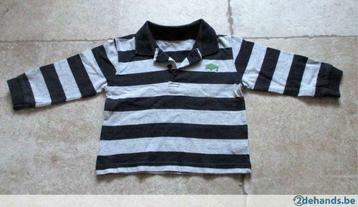 Polohemdje met lange mouwen - Grain de Blé - 81 (18 mdn), Enlèvement ou Envoi, Utilisé, Garçon, Chemise ou À manches longues