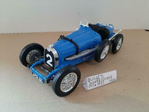 Bugatti Grand Prix Type 59 #2 1934 Burago sans boite, Hobby & Loisirs créatifs, Voitures miniatures | 1:18, Comme neuf, Enlèvement ou Envoi