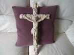 Ancien Crucifix en plâtre Bon état général  51 CM sur 26 CM., Enlèvement ou Envoi