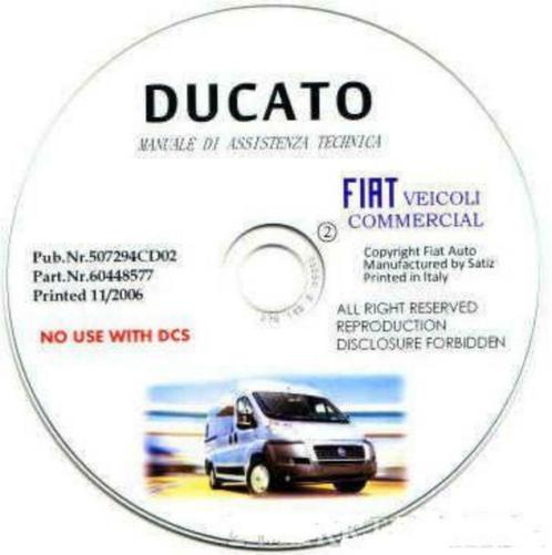 Fiat Ducato Techniek CD Werkplaatshandleiding vanaf 2006, Autos : Divers, Modes d'emploi & Notices d'utilisation, Envoi