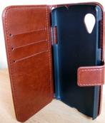Bruin hoesje/nouvelle housse portefeuille pour Nexus 5, Telecommunicatie, Ophalen of Verzenden, Nieuw