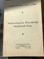 meteorologische woordenlijst, Nederlands-frans, Koninklijk m, Ophalen of Verzenden, Gelezen, Overige wetenschappen