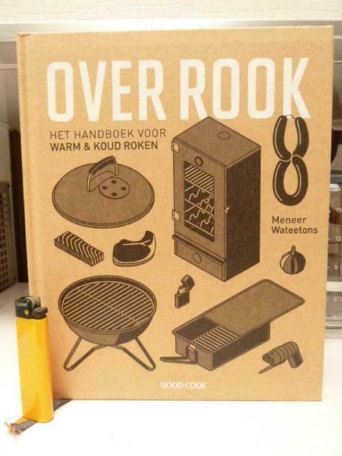 Boek : OVER ROOK(warm & koud roken) € 18, Livres, Livres de cuisine, Comme neuf, Autres types, Enlèvement ou Envoi