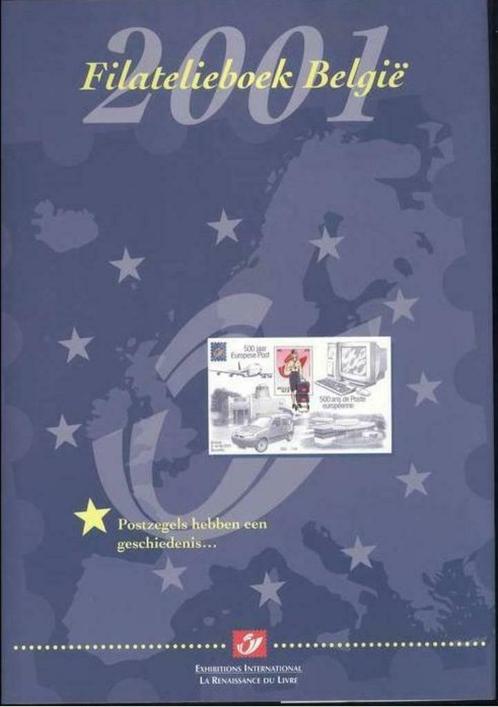 Année 2001 : Filatelieboek (avec timbres), Postzegels en Munten, Postzegels | Europa | België, Ophalen of Verzenden