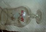 bier glas HAPKIN Anno 1877 " op voet "Brij Alken Maes  Alken, Ophalen of Verzenden, Nieuw, Bierglas