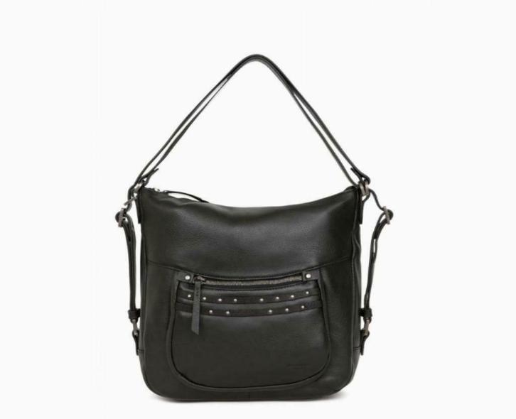 Hexagona Appaloosa handtas in rundleer NIEUW, Handtassen en Accessoires, Tassen | Damestassen, Nieuw, Handtas, Zwart, Ophalen of Verzenden