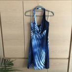 Blauw zomers kleedje met halterkraag - JBC - 38, Kleding | Dames, Jurken, Maat 38/40 (M), Blauw, JBC, Ophalen of Verzenden