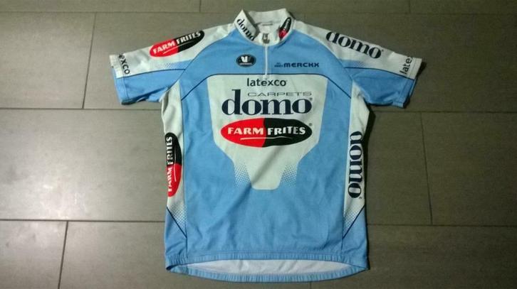 fietstenue domo farm frites shirt vest broek maat 54-56, Fietsen en Brommers, Fietsaccessoires | Fietskleding, Gebruikt, Dames
