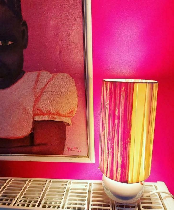 Heel oud sfeervol lampje jaren 50, jaren 60, Antiek en Kunst, Antiek | Verlichting, Ophalen of Verzenden