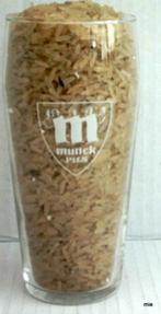 bier brouwerij glas De Gomme Munck pils schild Ruddervoorde, Verzamelen, Ophalen of Verzenden, Zo goed als nieuw, Bierglas