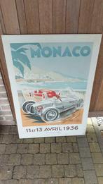 Rally Monaco 1936 op houten plaat., Ophalen, Gebruikt, Formule 1