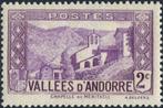 Andorre 1932 - petite église - MH, Envoi, Non oblitéré