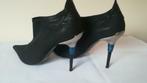 574B* CASADEI - sexy shoes noires haut gamme cuir (38), Comme neuf, Noir, Escarpins, Casadei