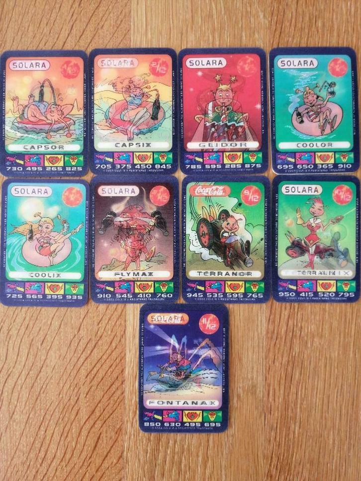 Lot " Spacix " 3D effect kaarten 1996, Verzamelen, Supermarktacties, Ophalen of Verzenden