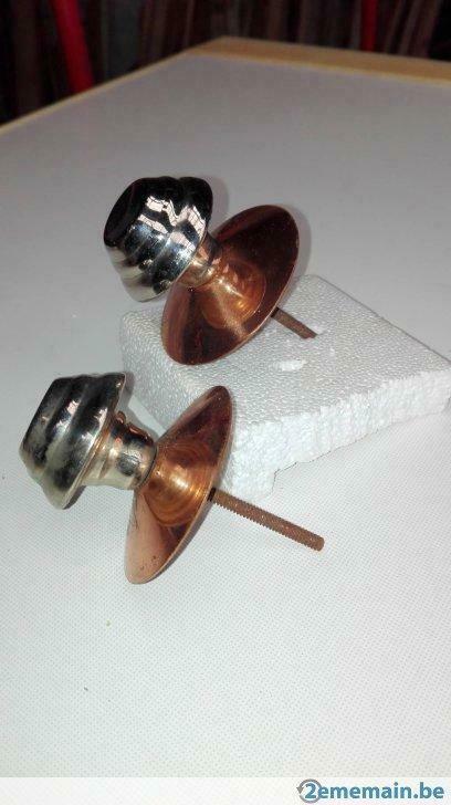 1 Paire d'Ancienne Poignée meuble tiroir (P3), Huis en Inrichting, Woonaccessoires | Overige, Nieuw, Ophalen