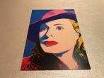Andy Warhol kaartje Marlene Dietrich, Ophalen of Verzenden, Zo goed als nieuw, Schilder- en Tekenkunst