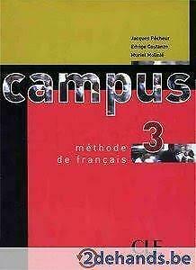 campus 3 methode de francais, Livres, Livres d'étude & Cours, Utilisé