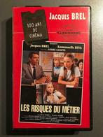 VHS Les risques du métier avec Jacques Brel, CD & DVD, VHS | Film, Utilisé, Enlèvement ou Envoi, Drame