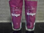 Kruger bierglas 33 ctl, Verzamelen, Biermerken, Ophalen of Verzenden, Gebruikt, Glas of Glazen, Overige merken