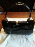 Vintage lederen handtassen ., Ophalen, Gebruikt, Overige kleuren, Handtas
