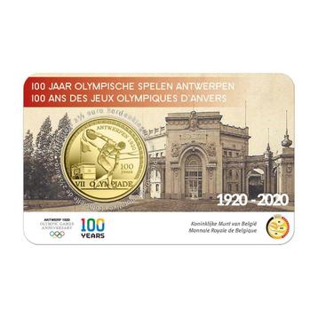 100 Jaar Olympische Spelen In Antwerpen Coincard 