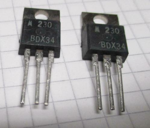 BDX34 MOTOROLA en RCA PNP Power Transistor TO-220, Hobby & Loisirs créatifs, Composants électroniques, Neuf, Enlèvement ou Envoi