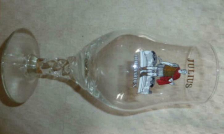 #A bier glas JULIUS - HOEGAARDEN brouwerij De Kluis, Verzamelen, Glas en Drinkglazen, Nieuw, Bierglas, Ophalen of Verzenden