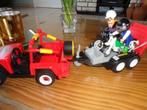 Playmobil 3754 Jeep met aanhangwagen voor motoren, Kinderen en Baby's, Speelgoed | Playmobil, Gebruikt, Ophalen of Verzenden