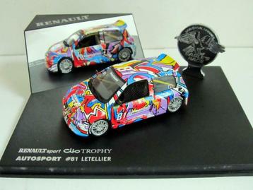 Renault Sport Clio Trophy Autosport #81 Letellier Universal, Enlèvement ou Envoi, Neuf, Voiture, Universal Hobbies