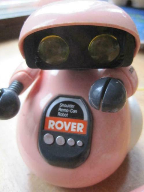 Robot vintage "ONI-MO ROVER" rose des années 1980, Collections, Collections Autre, Utilisé, Enlèvement ou Envoi