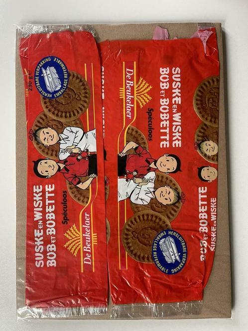 Suske en wiske speculoos verpakking leeg 1996 L119, Verzamelen, Stripfiguren, Gebruikt, Overige typen, Suske en Wiske, Ophalen of Verzenden