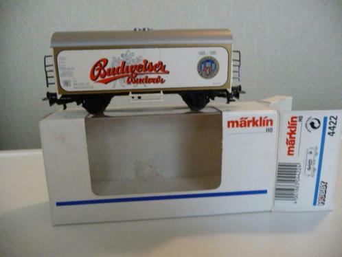 4422 MÄRKLIN – Bierwagen "Budweiser"/Wagon biere "Budweiser", Hobby en Vrije tijd, Modeltreinen | H0, Nieuw, Wagon, Wisselstroom