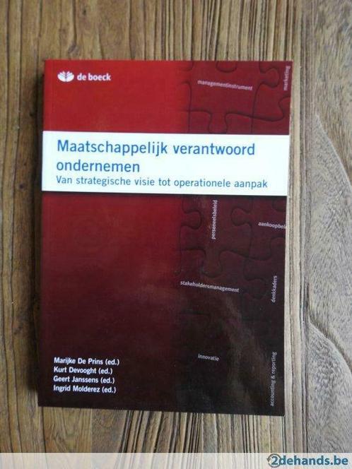 Maatschappelijk verantwoord ondernemen, Boeken, Studieboeken en Cursussen, Gelezen, Ophalen of Verzenden