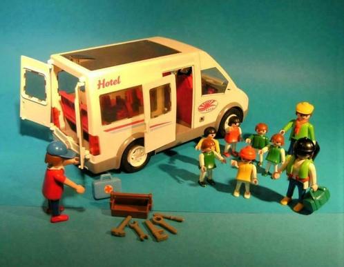 PLAYMOBIL - Hotelbus  - met wel 9 figuren -, Kinderen en Baby's, Speelgoed | Playmobil, Ophalen of Verzenden
