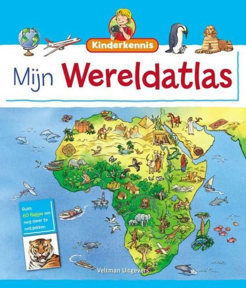 Kinderkennis - Mijn wereldatlas, Livres, Livres pour enfants | Jeunesse | Moins de 10 ans, Utilisé, Enlèvement ou Envoi