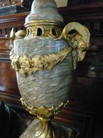 paire de lampe Empire en bronze et marbre, Antiquités & Art, Antiquités | Éclairage, Enlèvement