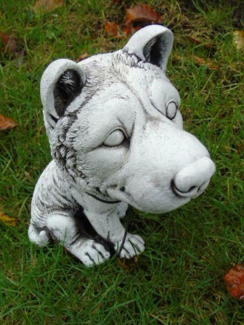 statue d un chien grosse tête en pierre pat . grand choix !, Jardin & Terrasse, Statues de jardin, Neuf, Animal, Béton, Enlèvement ou Envoi