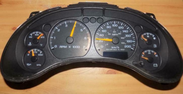 Km teller CHEVROLET S10 BLAZER herstel instrument, Auto-onderdelen, Dashboard en Schakelaars, Chevrolet, Cadillac, Hummer, Gebruikt