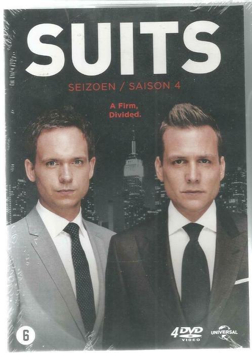 suits : seizoen / saison 4, Cd's en Dvd's, Dvd's | Tv en Series, Nieuw in verpakking, Drama, Boxset, Vanaf 6 jaar, Ophalen of Verzenden