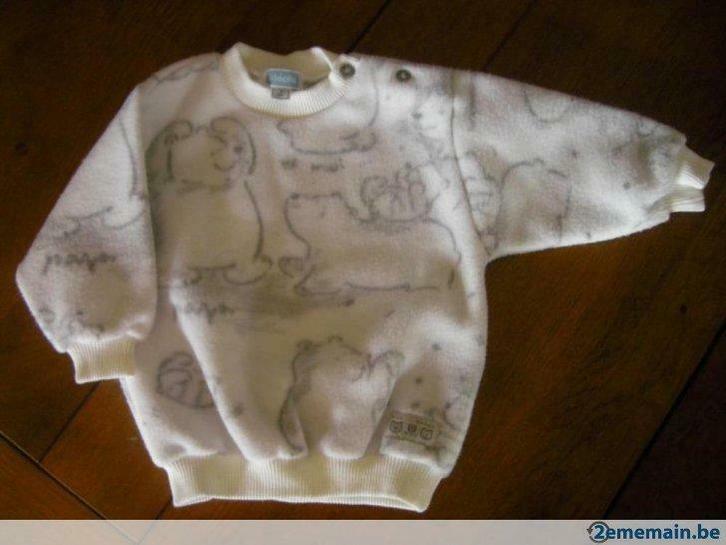 Pull chicco 74/12M, très chaud !, Kinderen en Baby's, Babykleding | Maat 74, Gebruikt, Jongetje of Meisje, Truitje of Vestje