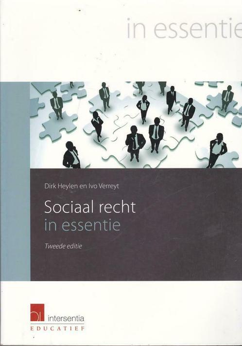 Dirk Heylen en Ivo Verreyt, Sociaal recht in essentie., Boeken, Studieboeken en Cursussen, Gelezen, Hoger Onderwijs, Gamma, Ophalen of Verzenden