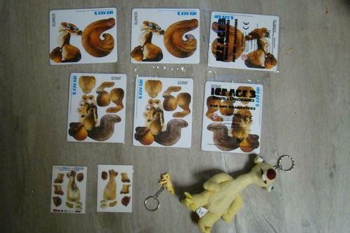 ice age sleutelhanger Sid 16cm +3,5cm +vouwfiguren, Verzamelen, Poppetjes en Figuurtjes, Ophalen of Verzenden