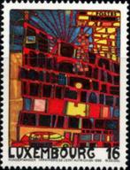 Luxembourg 1995 : Capitale Européenne Culture Hundertwasser, Luxembourg, Envoi, Non oblitéré