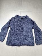 Mooie warme fluffy trui gilet jasje JBC (maat 140) blauw, Fille, Pull ou Veste, Utilisé, Enlèvement ou Envoi